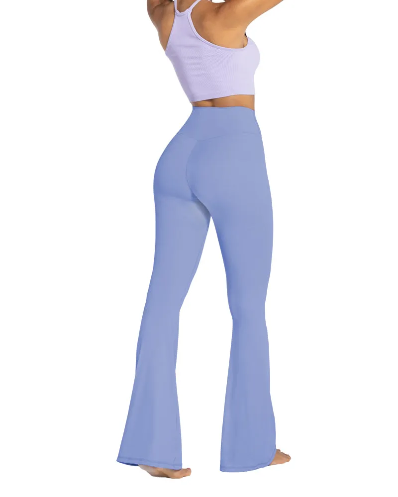 32'' Women's Cross Waist Flared Leggings