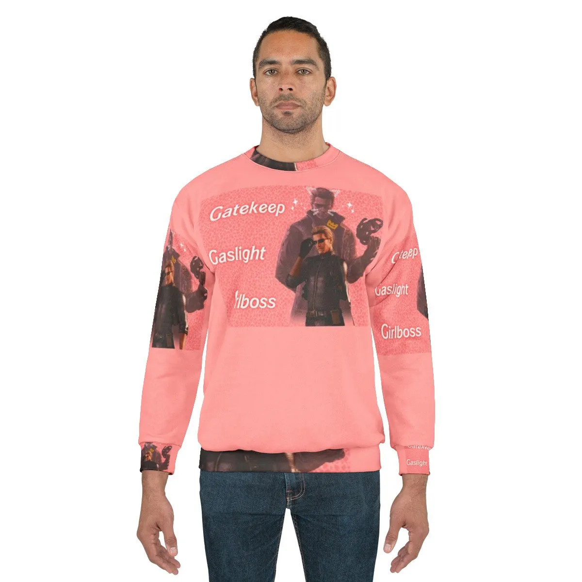 Albert Wesker 'Gaslight Gatekeep Girlboss' Resident Evil Sweatshirt