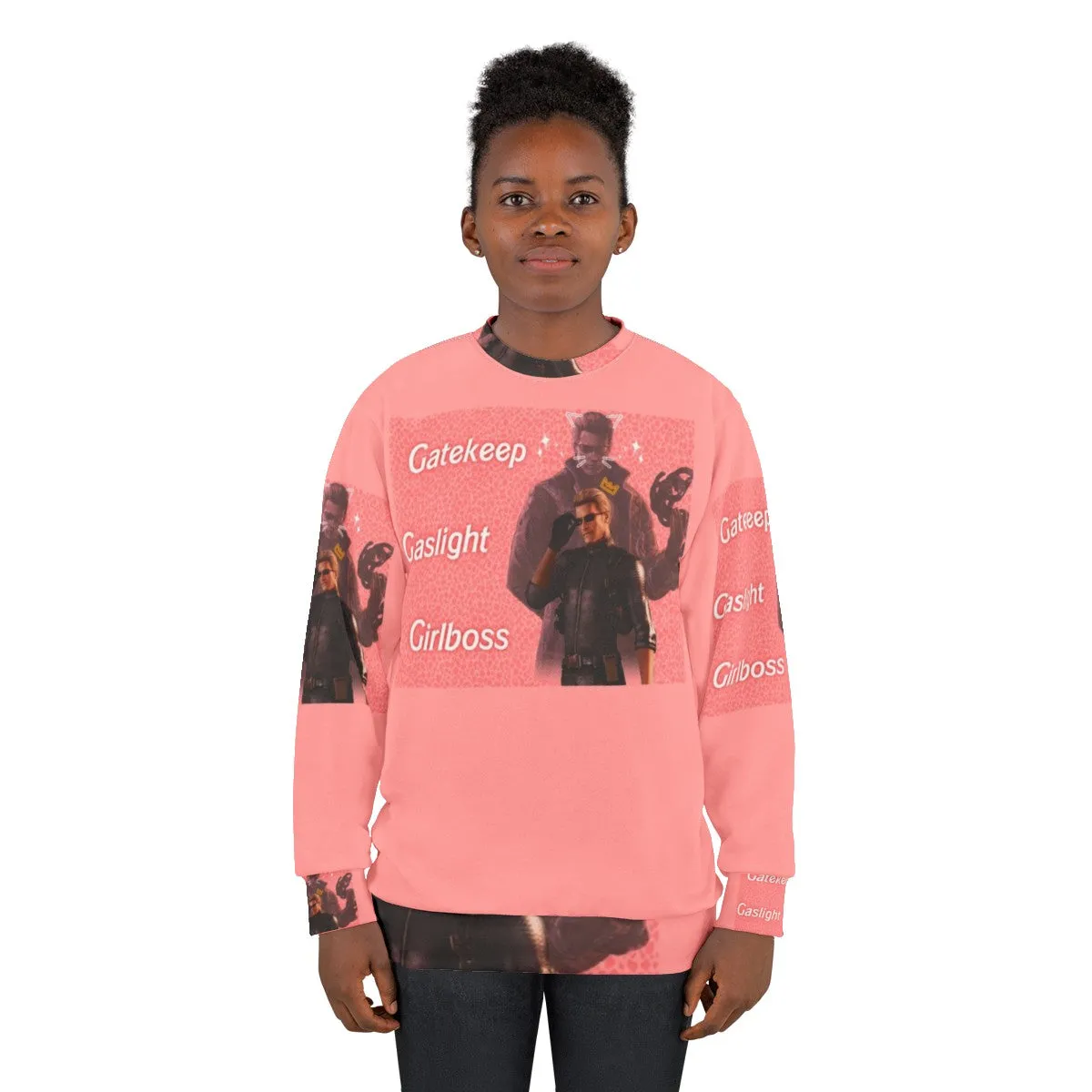 Albert Wesker 'Gaslight Gatekeep Girlboss' Resident Evil Sweatshirt