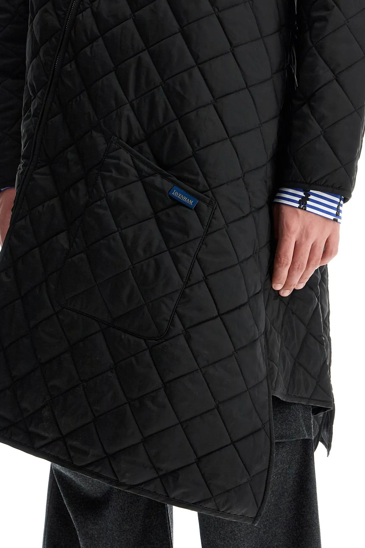 Comme Des Garcons Shirt Quilted Asymmetrical