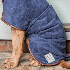 Country Dog Drying Coat - French Navy