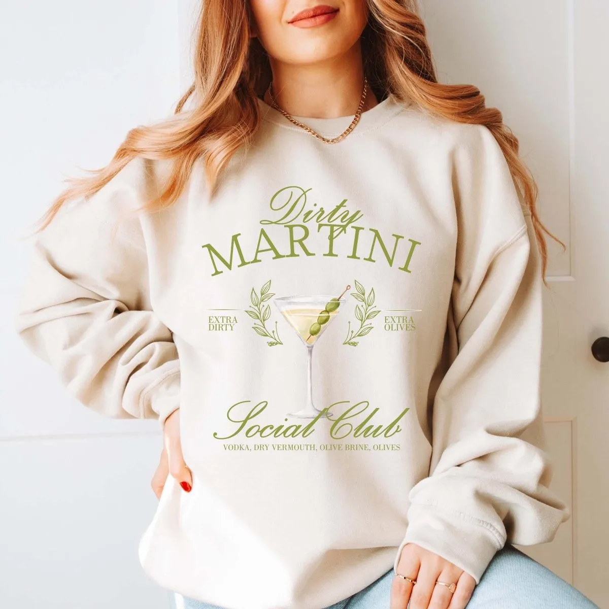 Dirty Martini Social Club Wholesale Crew Sweatshirt