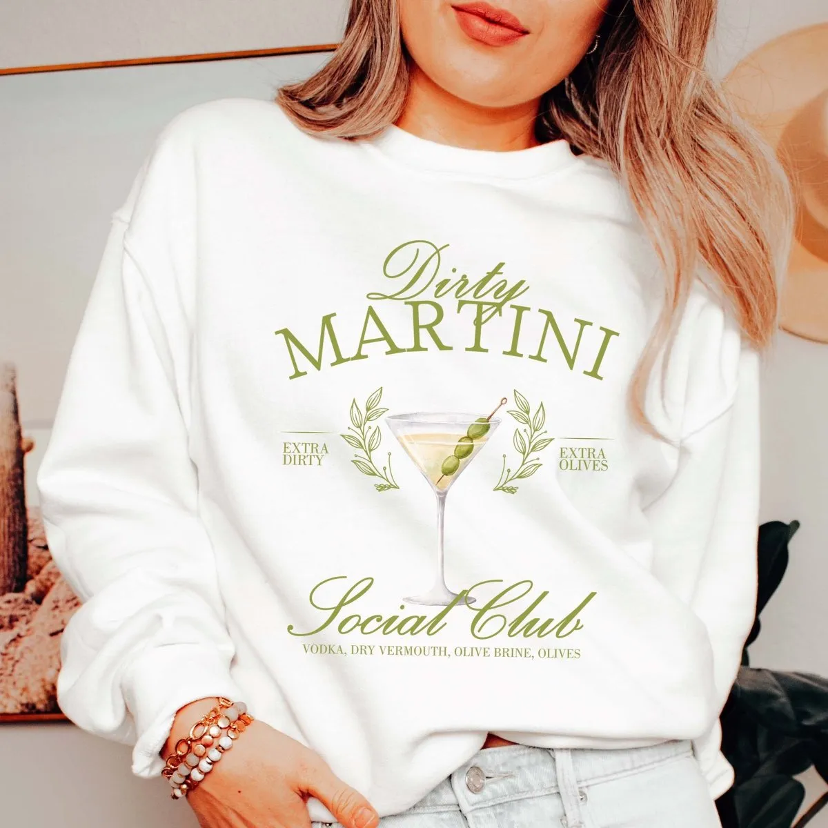 Dirty Martini Social Club Wholesale Crew Sweatshirt