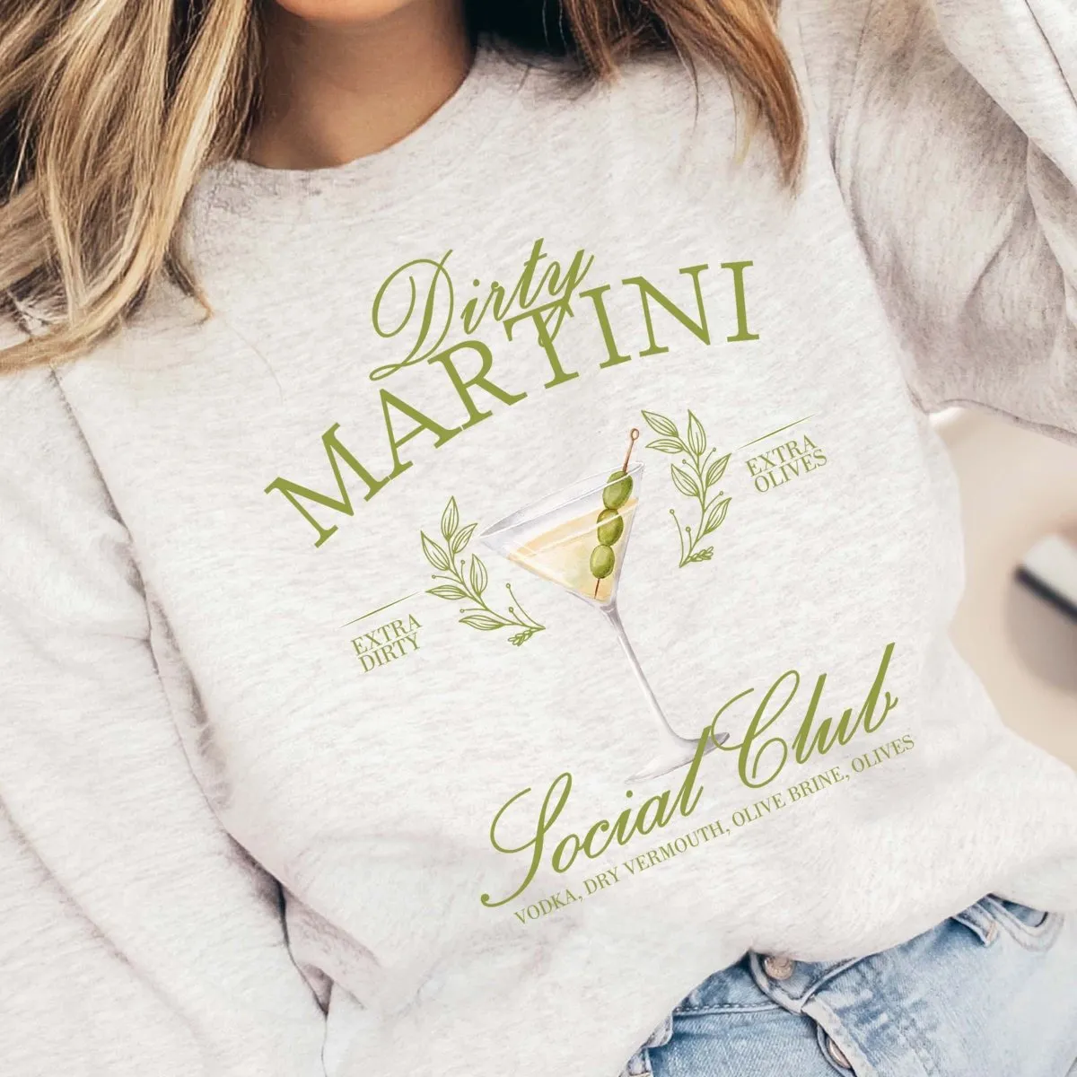 Dirty Martini Social Club Wholesale Crew Sweatshirt