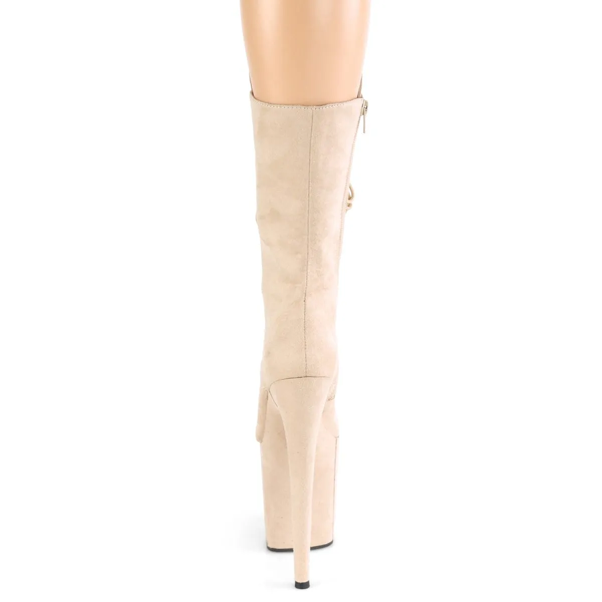 FLAMINGO-1050FS Beige Faux Suede/Beige Faux Suede