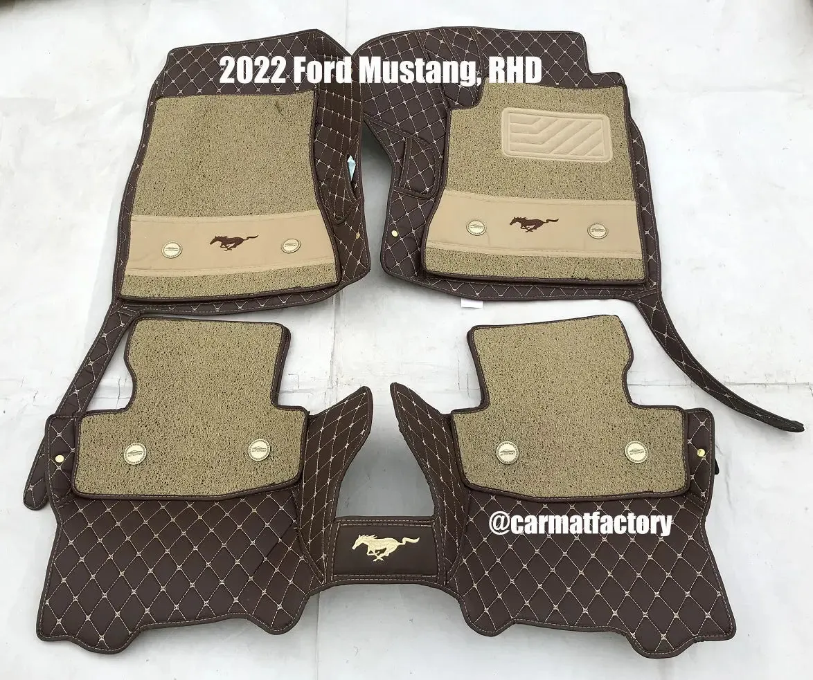 Full Set 5d Car Floor Mats Carpet Floor Foot Mats for All Car Models