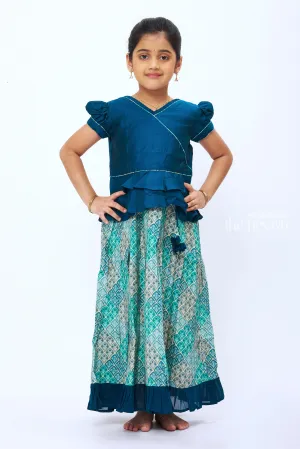 Handcrafted Pattu Pavadai: Traditional Silk Outfits for Girls