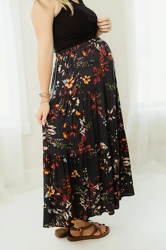 Layered Floral Skirt