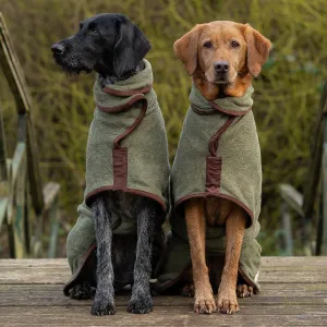 NEW Country Dog Drying Coat - Moss