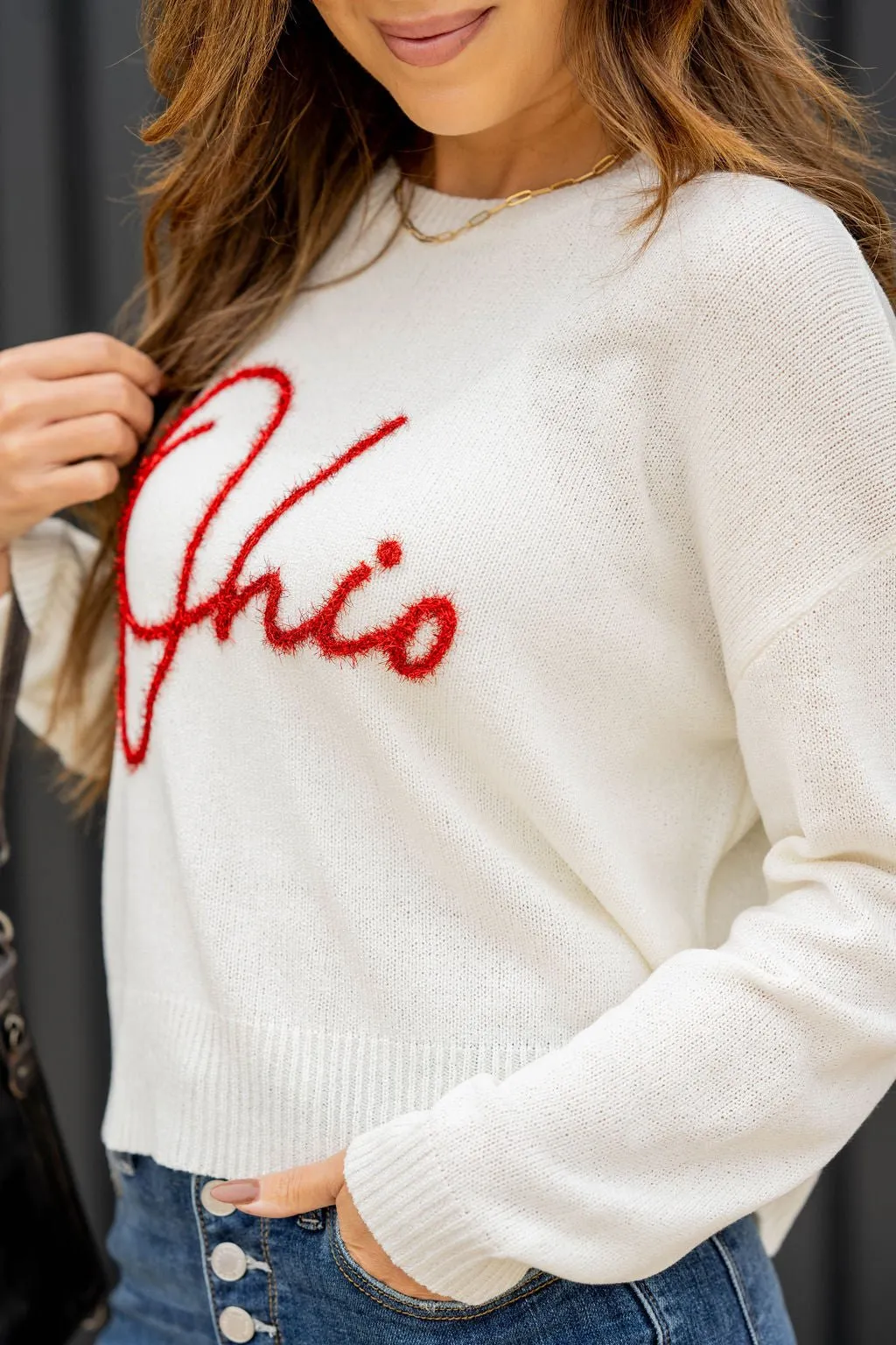 Ohio Tinsel Sweater