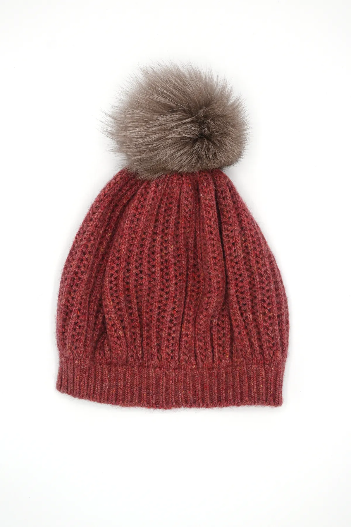 Open Knit Cashmere Hat