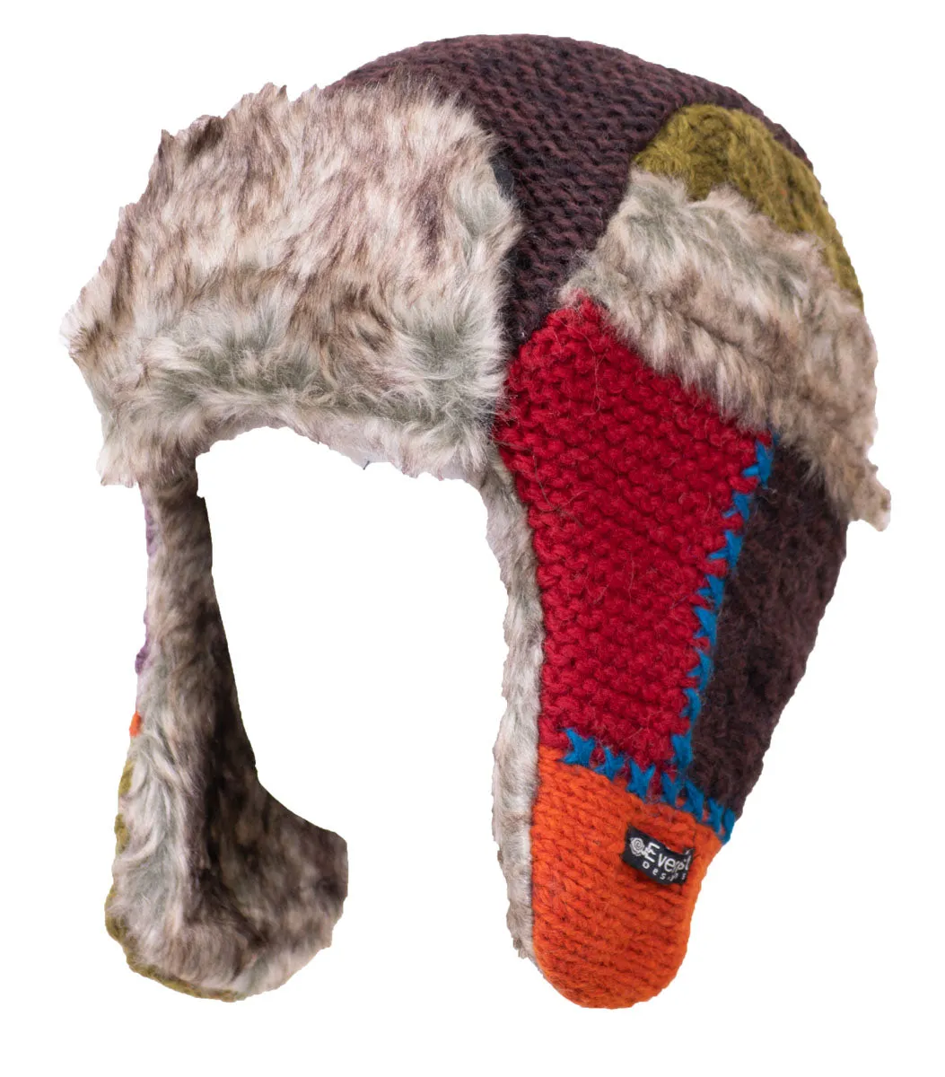 Patchwork Fur Hat