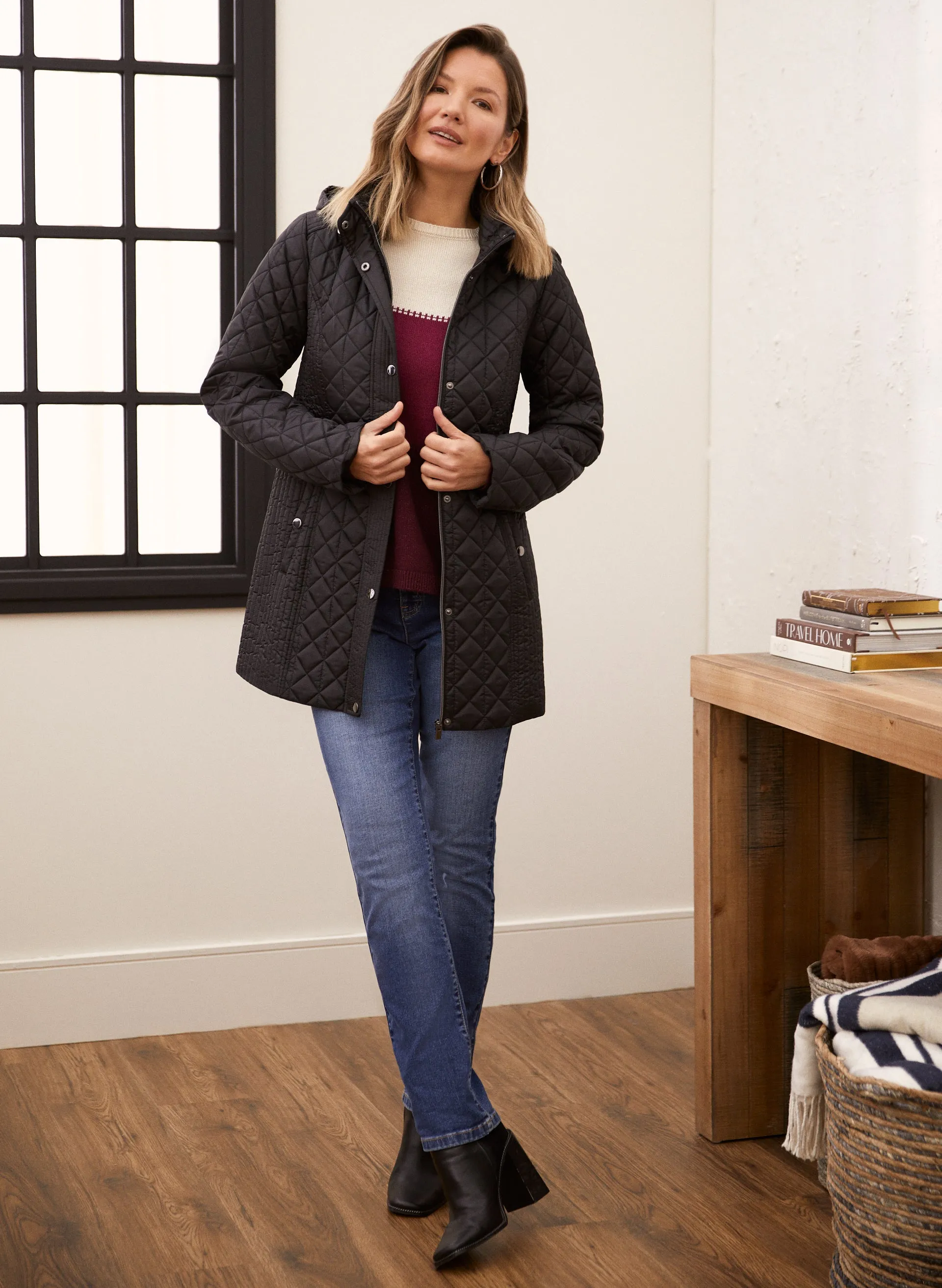 Quilted Vegan Down Coat