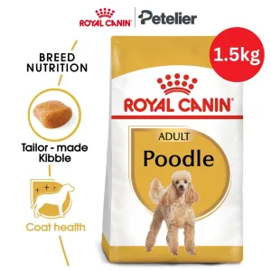 Royal Canin Poodle Adult 1.5kg Dry Dog Food - Breed Health Nutrition