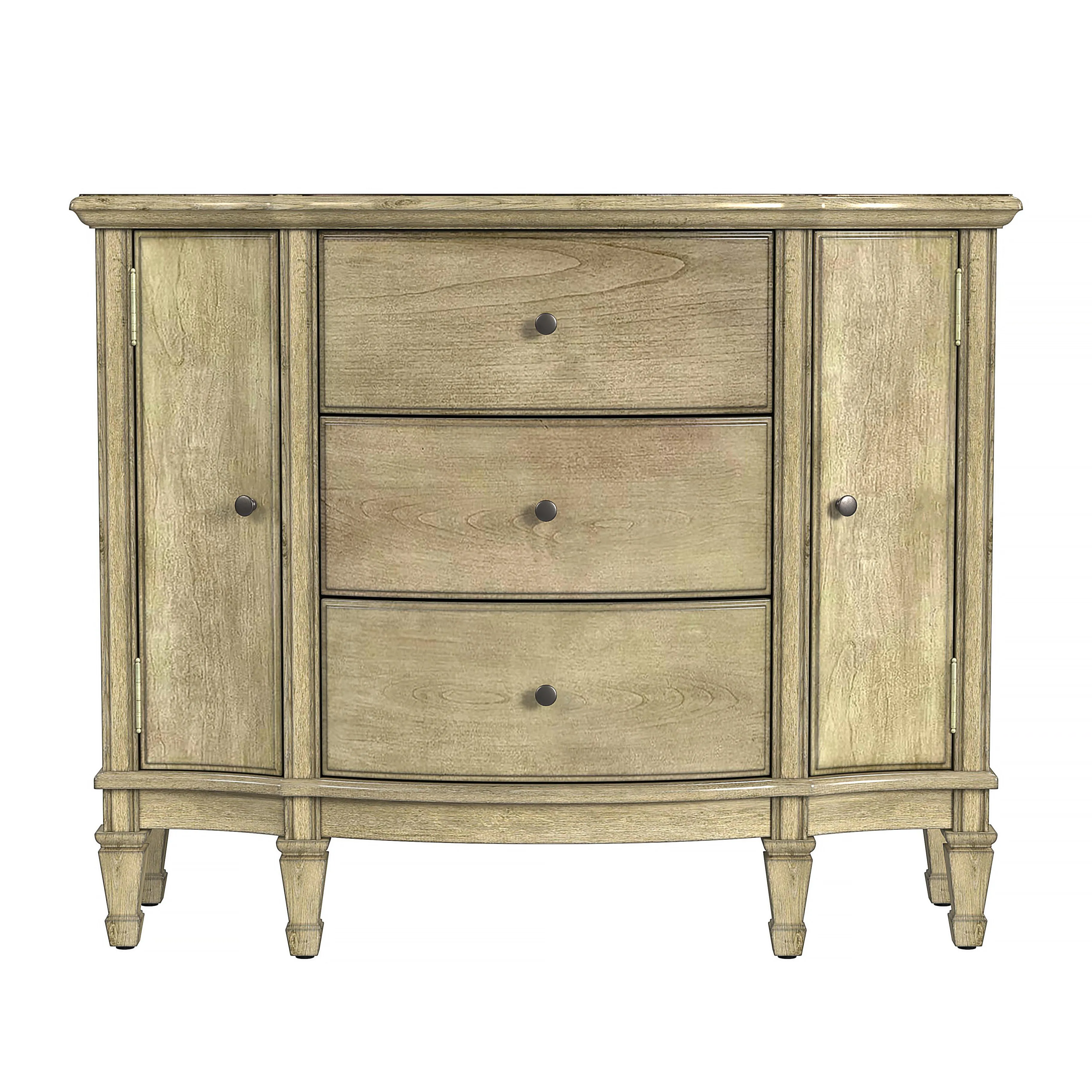 Sheffield 3 Drawer 2 Drawer Accent Cabinet in Beige  0674424