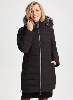 Stretch Vegan Down Coat