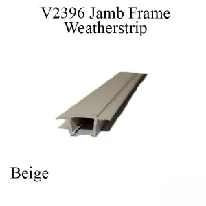 V2396 Jamb Frame Weatherstrip, Beige, "78.693